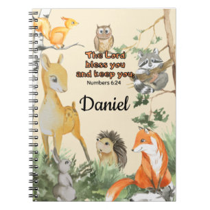 Carnet Animaux mignons de la forêt École Enfants Bénédict