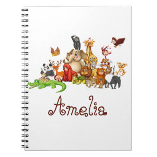 Carnet Animaux personnalisés pour enfants