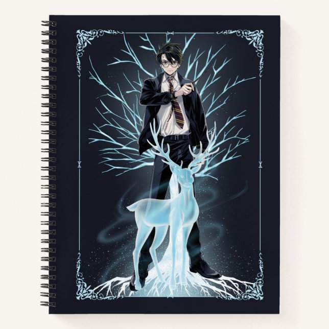 Carnet Anime HARRY POTTER™ Stag Patronus (Devant)