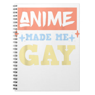 Carnet Anime M'A Fait Gay Drôle Anime Mème Gay pride LBGT