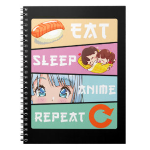 Carnet Anime mignonne regarder Girl Japon Comic Manga Ani
