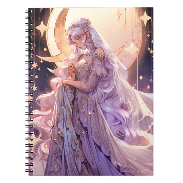 Carnet Anime Moon Princess Imaginaire Art (Devant)