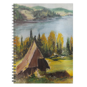 Carnet Ann Hayes Peinture Chalet Sur Le Lac