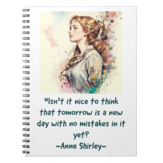 Carnet Anne de Green Gables en aquarelle