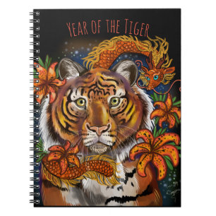 Carnet Année chinoise du tigre
