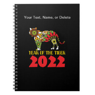 Carnet Année chinoise du tigre 2022