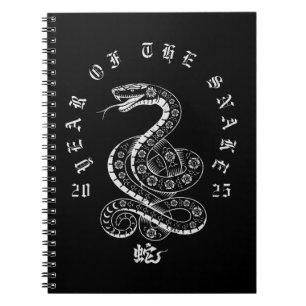 Carnet Année du serpent Chinois Lunaire Nouvel An 2025