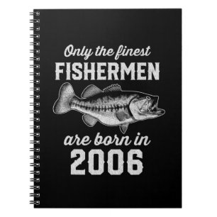 Carnet Anniversaire Cadeau pêcheur Pêche 2006
