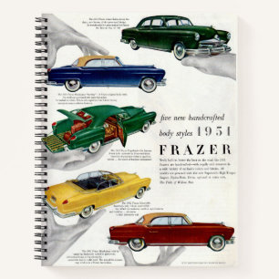 Carnet Annonce automobile Frazer 1951