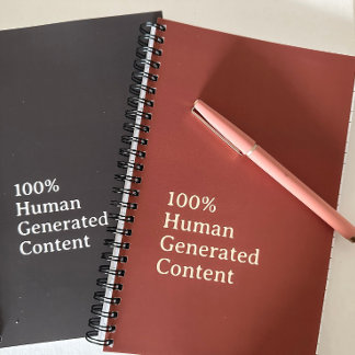 Carnet Anti IA Contenu Généré par l'Homme