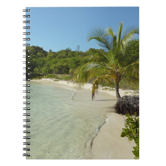 Carnet Antiguan Beach Beautiful Tropical Landscape (Devant)