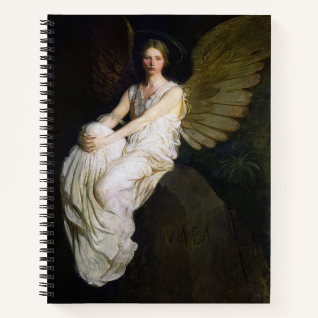 Carnet Antique Abbott Handerson Thayer Angel Peinture (Devant)