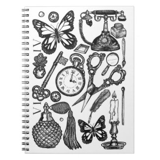Carnet Antique encre vintage