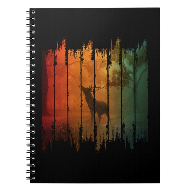 CARNET ANTLER WILD DEER NATURE (Devant)