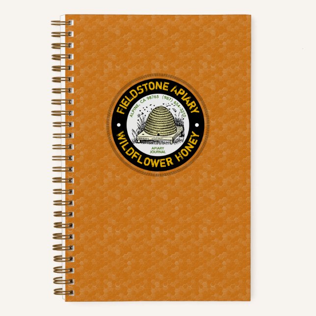 Carnet Apiary Name Goldenrod Beekeeper's (Recto)