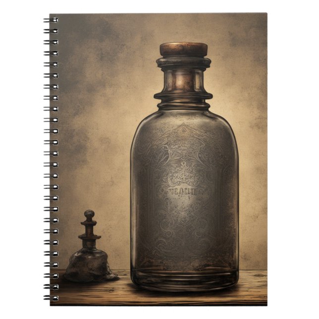Carnet Apothecary Bottle Design One (Devant)