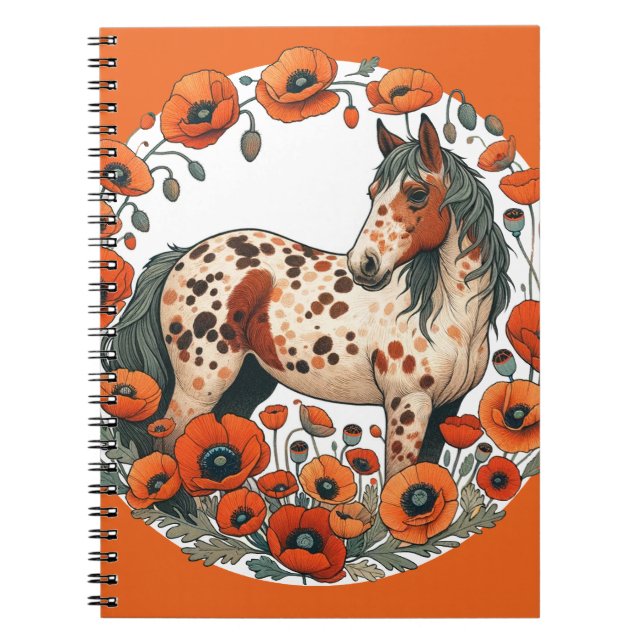 Carnet Appaloosa Horse Poppy Appy Hors (Devant)