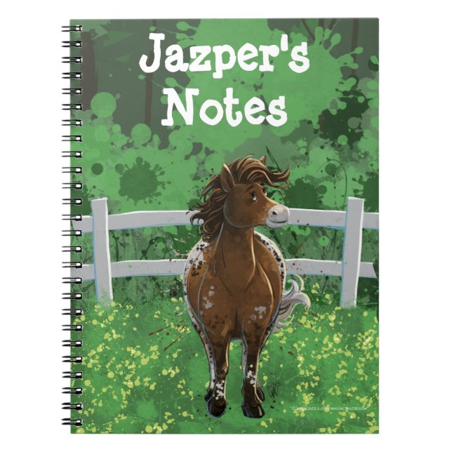 Carnet Appaloosa Peint Pony (Devant)