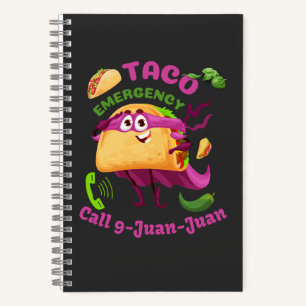 Carnet Appel d'urgence Taco 9 Juan Juan Mexicain