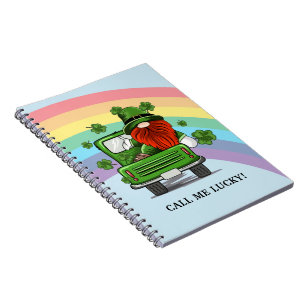 Carnet Appelle-moi Lucky Irish Gnome