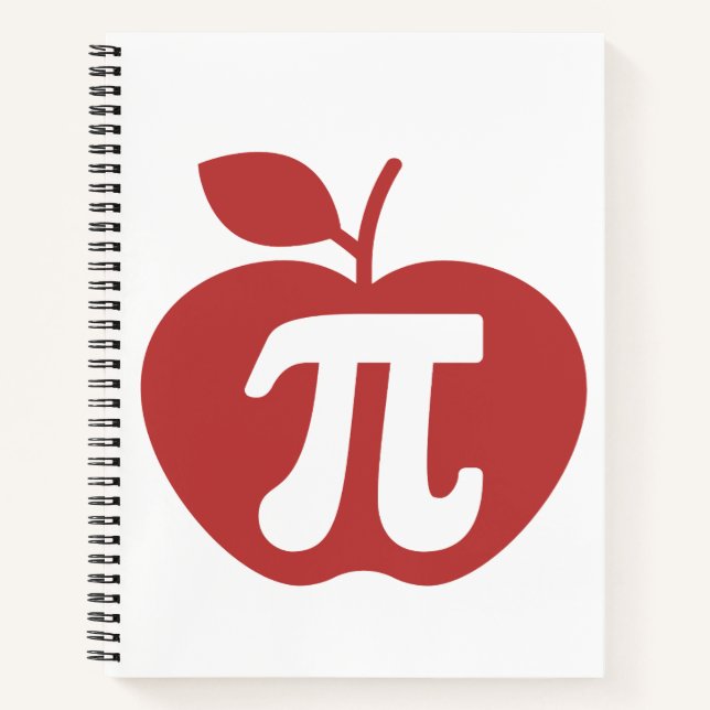 Carnet Apple Pi 3.14 Math Pi Day (Devant)