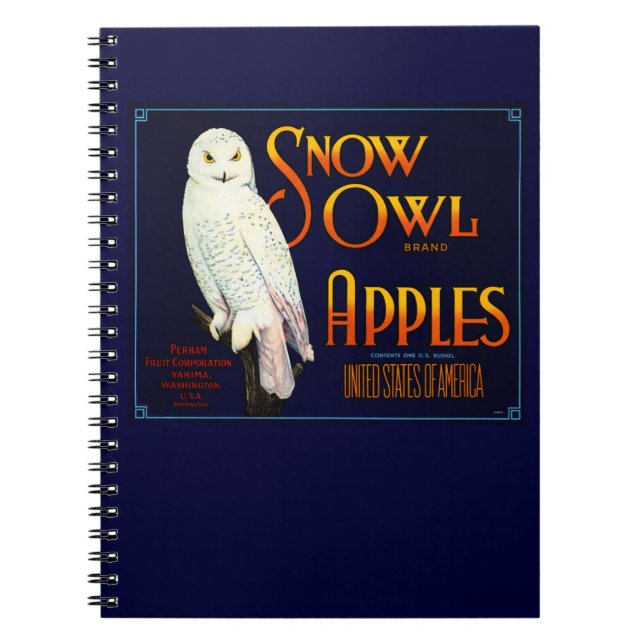 Carnet Apples de Snow (Devant)