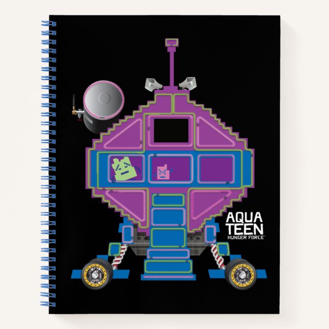 Carnet Aqua Teen Hunger Force Mooninites Car (Devant)