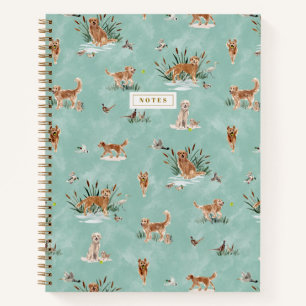 CARNET AQUA TOILETTE GOLDEN RETRIEVER