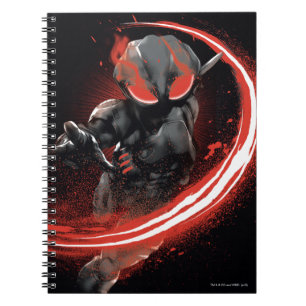 Carnet Aquaman Black Manta Red Swipe Graphic