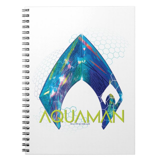 Carnet Aquaman | Logo Aquaman modifié (Devant)