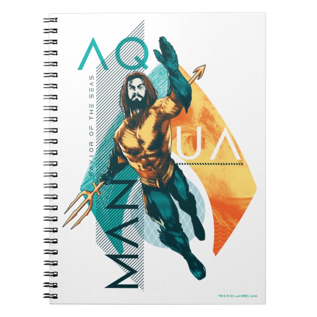 Carnet Aquaman | Modernist Aquaman Collage (Devant)