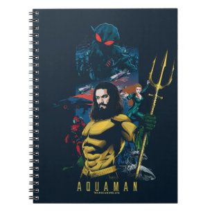 Carnet Aquaman Orin, Mera et Black Manta Graphic