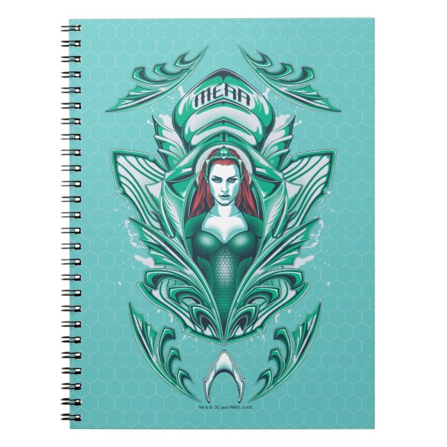 Carnet Aquaman | Ornate Mera Graphic (Devant)
