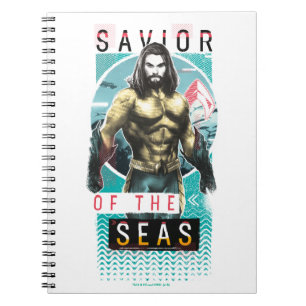 Carnet Aquaman "Sauveur Des Mers" Graphique Moderniste