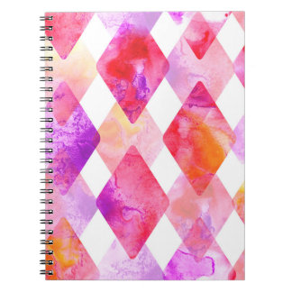 Carnet Aquarelle Abstraite : Peint À La Main Sans Couleur