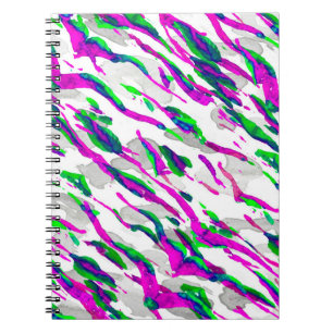 Carnet Aquarelle Camouflage Design. Carrelage Safari Abst
