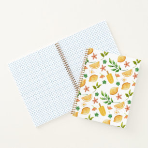 Carnet Aquarelle Citrons & Popsicles