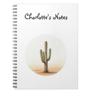 Carnet aquarelle de Cactus