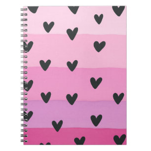Carnet Aquarelle de conception sur le coeur