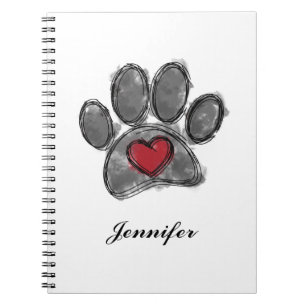 Carnet Aquarelle de dessin Amoureux des chiens