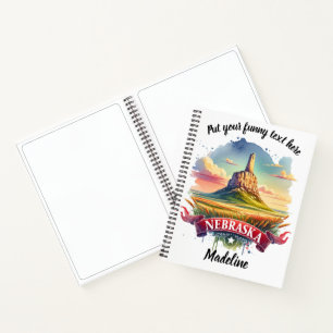 Carnet Aquarelle du paysage du Nebraska