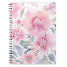 Aquarelle florale rose