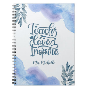 Carnet Aquarelle Inspiration Devis Professeur Planificate