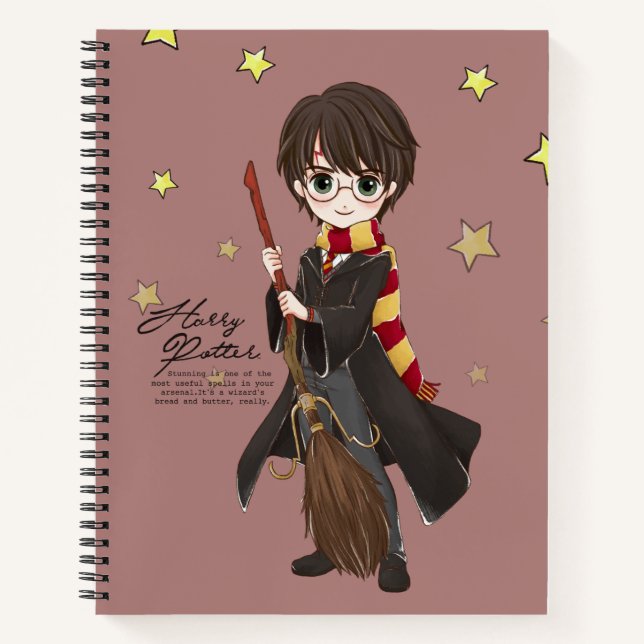 Carnet Aquarelle MAGIQUE HARRY POTTER™ (Devant)
