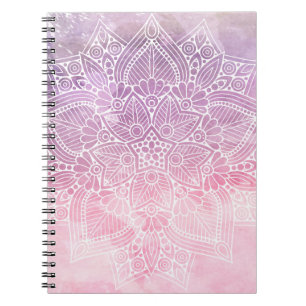 Carnet Aquarelle Mandala Guérison Holistique & Spirituel