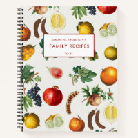 Aquarelle Méditerranée Motif de fruits Recette