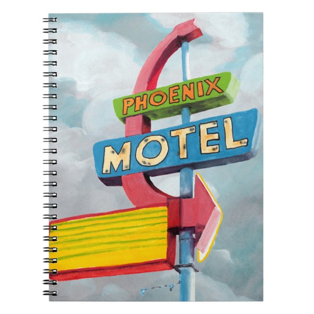 Carnet Aquarelle Motel Phoenix (Devant)