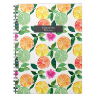 Aquarelle Motif de fruits d'agrumes