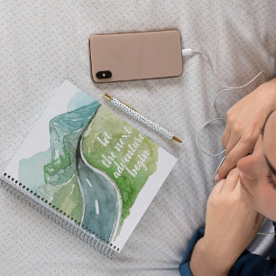 Carnet Aquarelle Nature L'aventure suivante commence