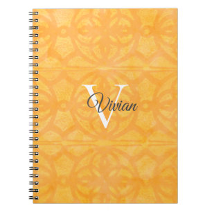 Carnet Aquarelle orange